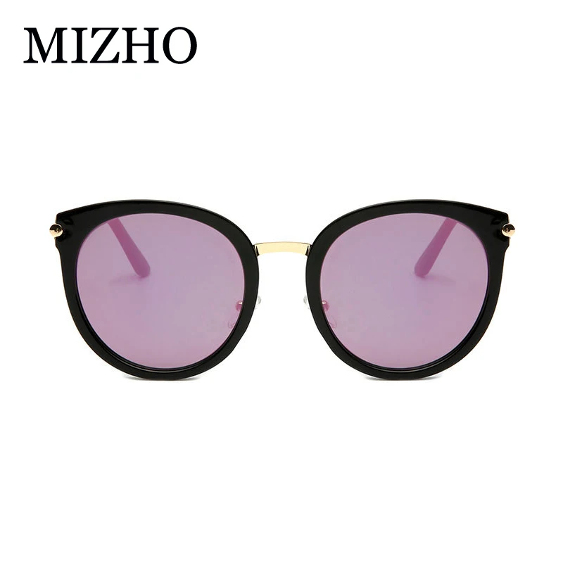 Nano Vacuum Plating High Quality PC Fame Sunglasses For Women Polarized,25g Light Weight Gradient Sun Glasses Cat eye Round
