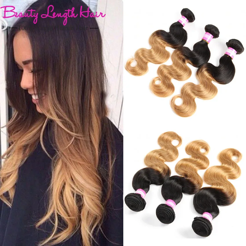 Black Friday Natural Hair Sales Ombre Brazilian Hair Weaving 3