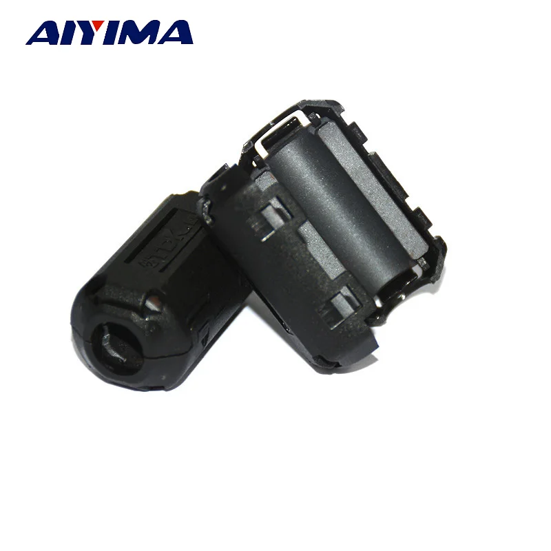 

AIYIMA 10pcs new EMI TDK 9mm Clip-on RFI Filter Snap Around Ferrite FOR AUDIO VIDEO Cable D25 free shipping