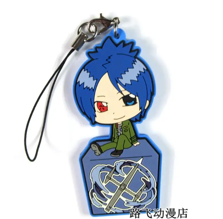 HITMAN REBORN Original Japanese anime figure rubber Silicone sweet smell mobile phone charms keychain strap - Цвет: 3