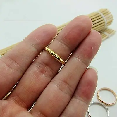18k однотонное Золотое кольцо для женщин и девушек блестящее со звездой Настоящее