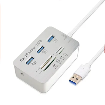 

Micro USB 3.0 Hub Type C Hub USB Splitter 3 Ports USB Hab Card Reader USB Multi Port For Computer PC Accessories