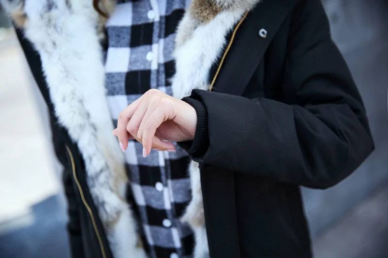 BJCJWF New Winter Jacket women down coat Real Fur collar Hooded Plus Cashmere Parka Thicking warm duck duck Jacket Plus size 5XL BJCJWF New Winter Jacket women down coat Real Fur collar Hooded Plus Cashmere Parka Thicking warm duck duck Jacket Plus size 5XL