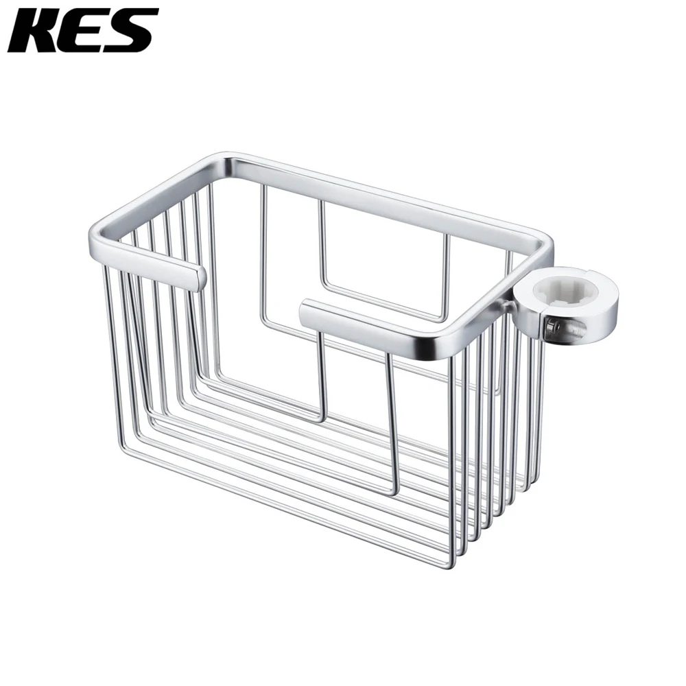 KES Aluminum Rust Resistant Shower Caddy for Slide Bar 19 25MM O.D
