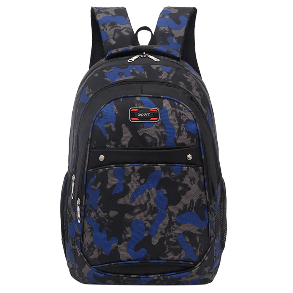 

Male and female student bag camouflage travel backpack College middle school students double shoulder backpack #YL5
