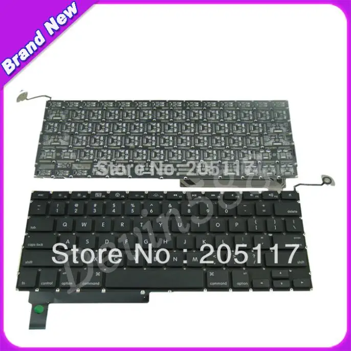 

US Keyboard For 15"inch Apple MacBook Pro Unibody A1286 2009 2010 2011 year Version