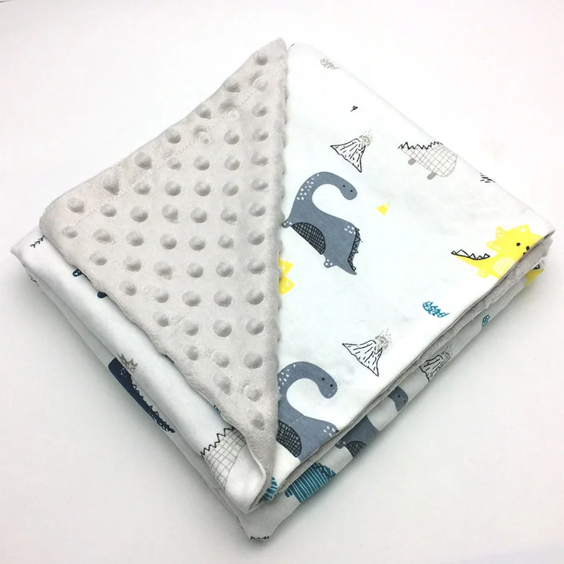 Newborn Baby sleeping blanket Baby dresses babys winter clothing Coral fleece baby Swaddling