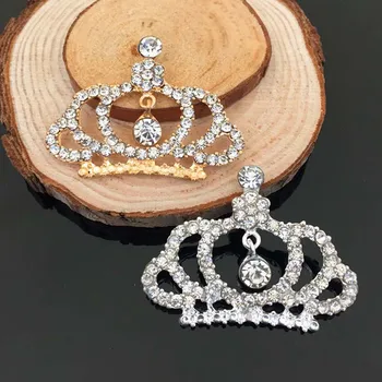 

New 20Pcs Rhinestone Crown Buttons/Buckle for Embellishment button or DIY hair accessories