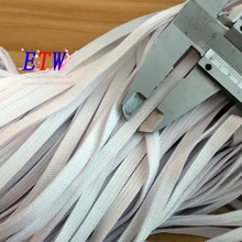 5 мм утолщенная белая трикотажная эластичная лента, эластичная тесьма 100 метров/рулон для оптовой и розничной торговли