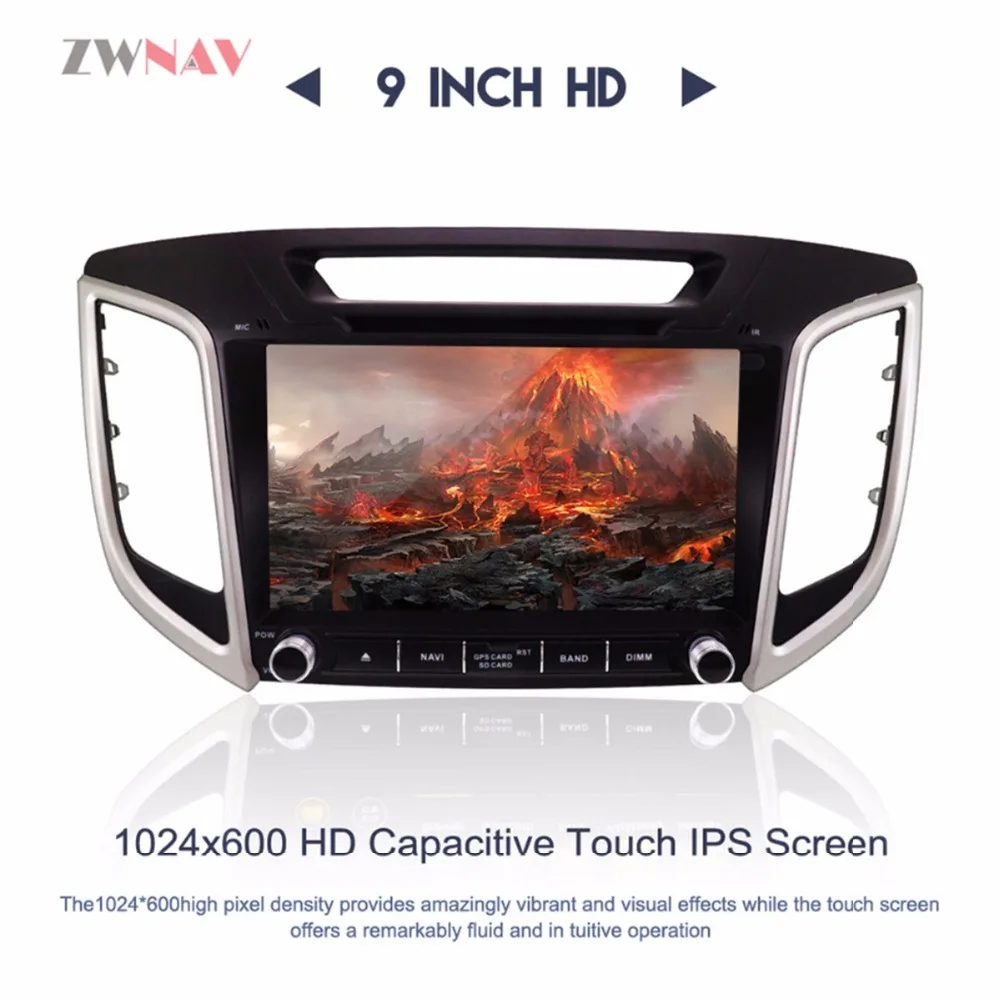 Perfect Android 9.0 Car DVD Player Car Radio GPS Navigation For Hyundai Creta ix25 2014 2015 2016 2017 2018 Free Map 1