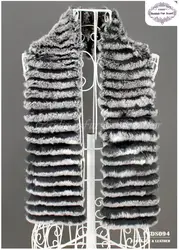 CDS094 2014 новый стиль Рекс кроличий мех полосатый шарф женский для зимы