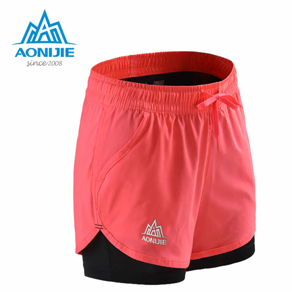 AONIJIE Hot Women Sports Gym Shorts Summer female Fitness Morning