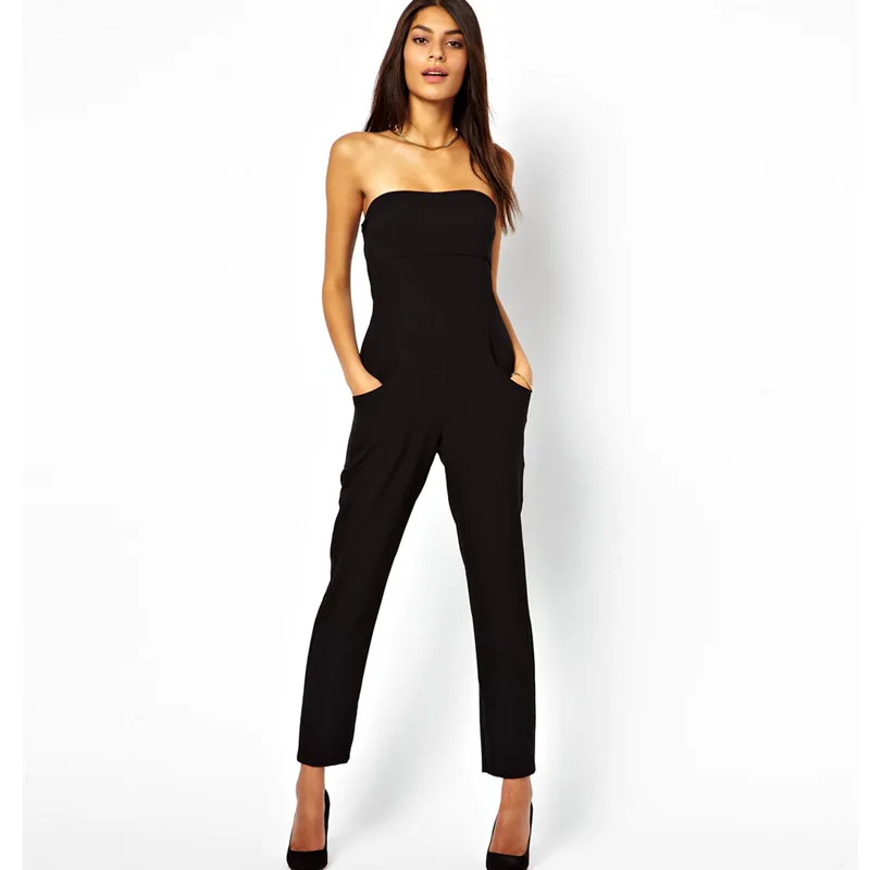 Vogue Tube Top Black Jumpsuit 6425|jumpsuit black|jumpsuit ...