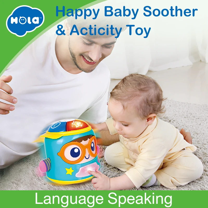 Baby Soother & Acticity Toy with Lights/Music/Language Speaking Toys for Children