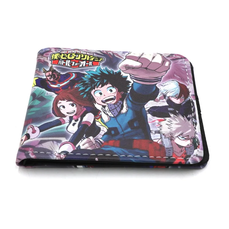 Аниме My Hero academic Card Holder кошельки горячая Распродажа кожаный кошелек косплей