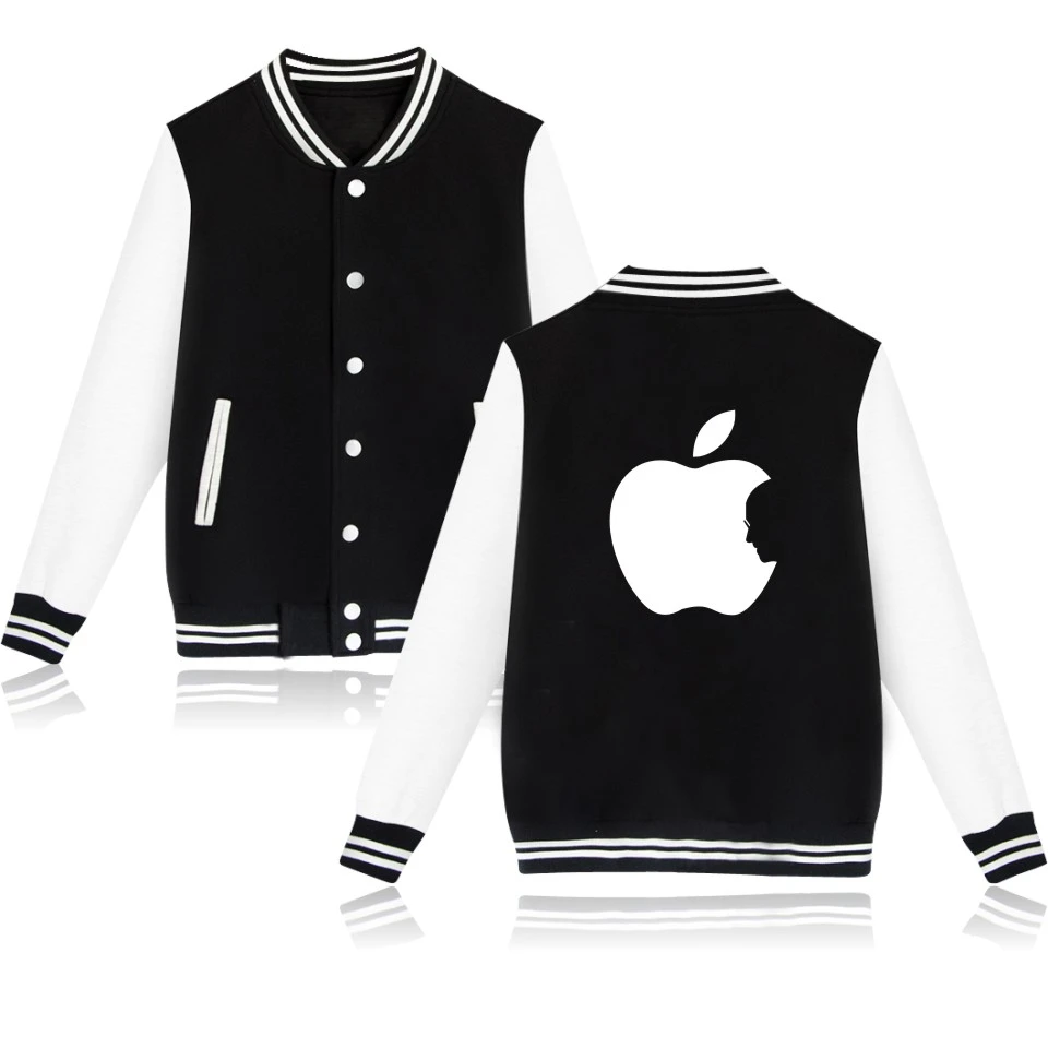 Policía Preescolar Posibilidades Apple Steve Jobs 4 algodón chaqueta en la moda Funny Apple ropa Casual XXS  4XL|Chaquetas| - AliExpress