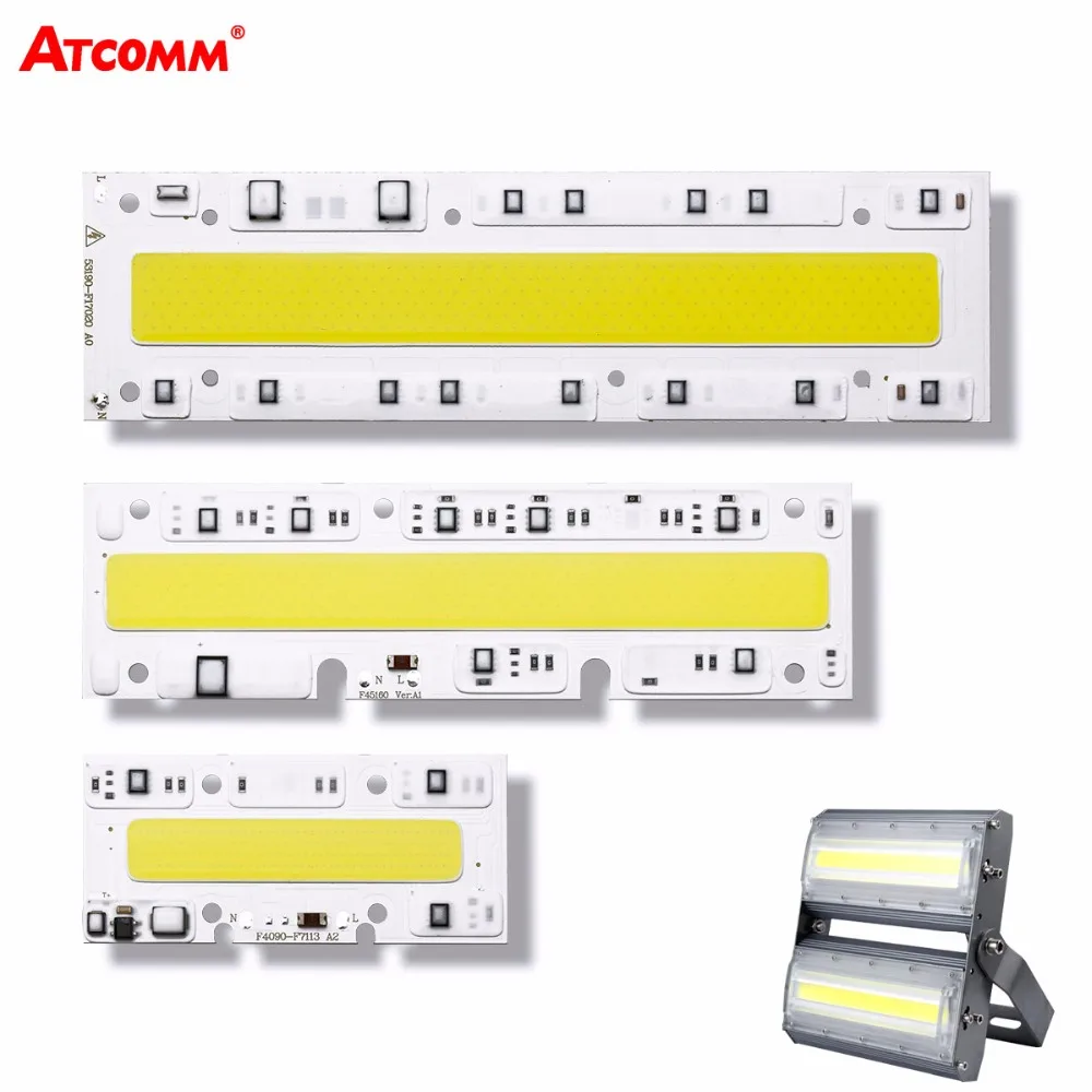 

Cob LED Lamp 30W 50W 70W 100W 150W Smart IC High Power Matrix Chip on Board Bulb 110V 220V DIY Flood Light Street Projector