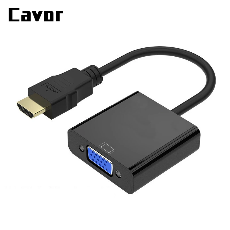 

Cavor HDMI to VGA Adapter Digital Cable VGA to HDMI Converter Adapter Support 1080P 720P For For PC Laptop TV Box Tablet PS3 PS4
