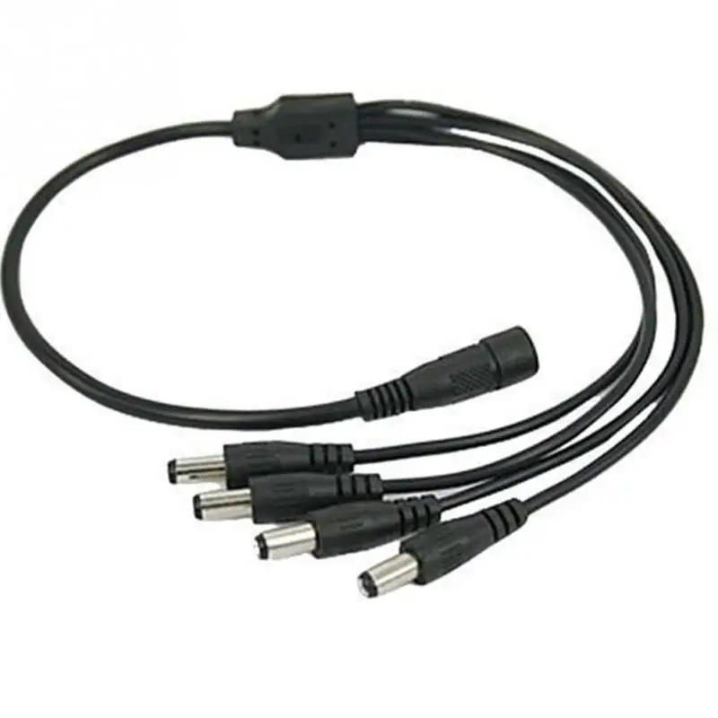 Splitters Cables 1 Female to 4 Male 4 Channel Splitter Power Cable for