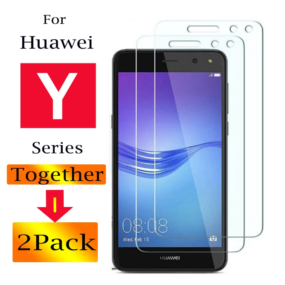 2 шт Защитное стекло для Huawei Y3 пленка закаленное на huawey Y3II Y5II Y6II Y5 Y6 2017 защита
