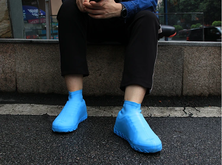 Силиконовые чехлы для обуви для мужчин/женщин водонепроницаемые чехлы для обуви для дома/ковер/многоразовые/для улицы/Прогулки/ботинки