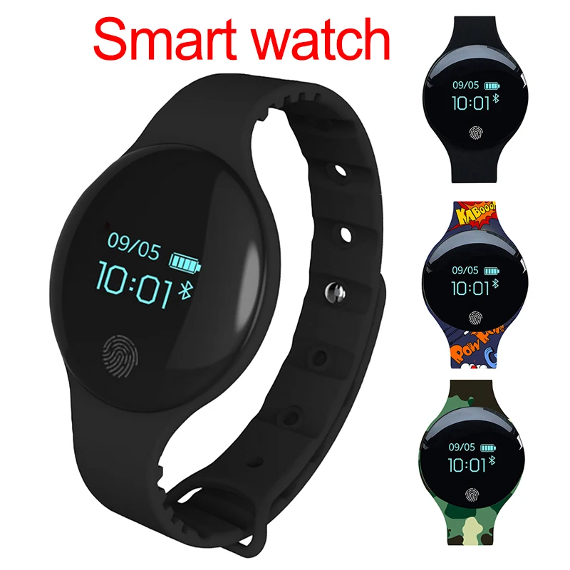 

Fashion Round Dial Smart Bracelet Smart Watch Sport Pedometer Fitness Tracker Wristband Band Wearable Devices For iOS Android