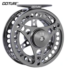 Goture 3/4 5/6 7/8 9/10 WT Fly Fishing Reels CNC-machined Large Arbor Fly Reel 2+1BB 1:1 For Trout Fishing Accessories