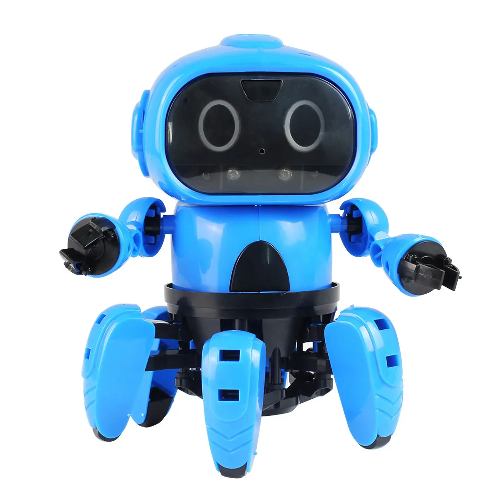 

Roboter Toy Kids Boys Senses Gesture Control Walking Smart Robot 2018 New Six legs Interactive Fun Walking Robot kids top Gift