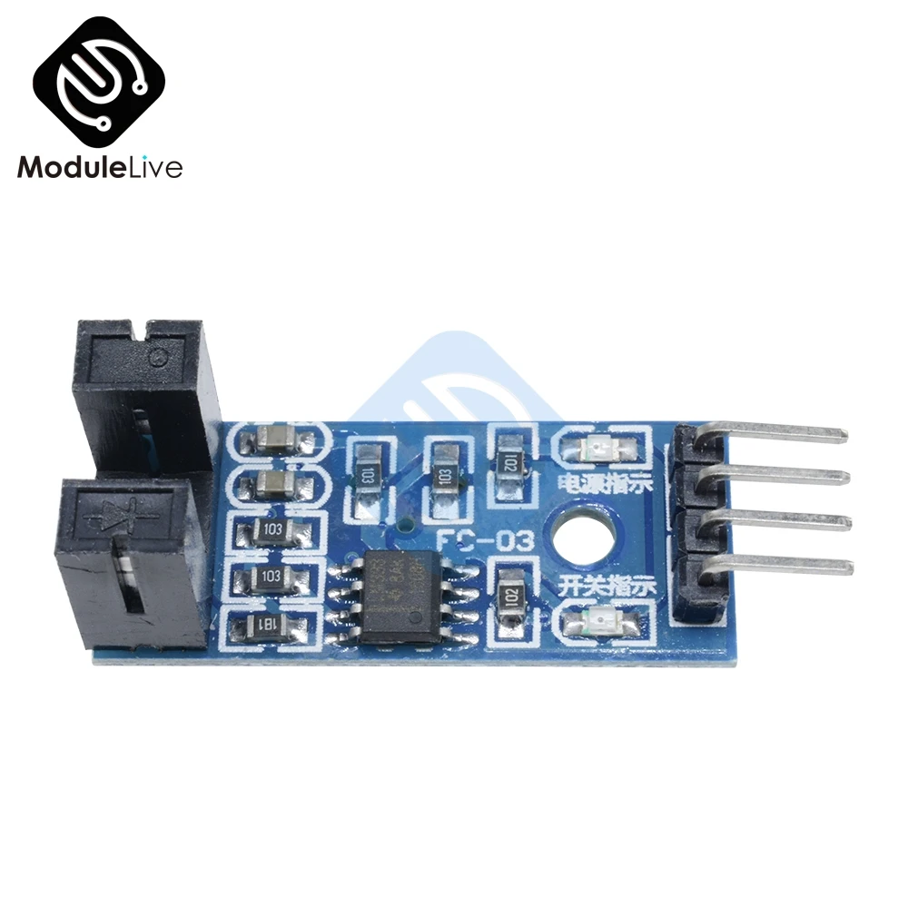 Модуль датчика скорости LM393 для Arduino Groove 2 шт. Тип слота ИК оптрон соединительный