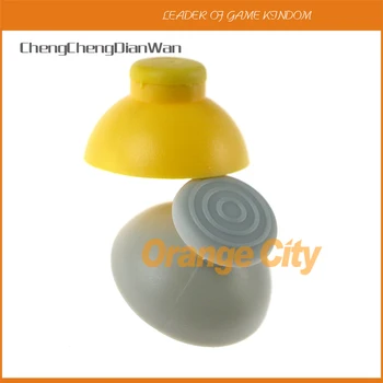 

Replacement Gray & Yellow Analog Thumbsticks 3d joystick Caps replacement For NGC Nintendo Gamecube Controller 60pcs/lot=30pairs