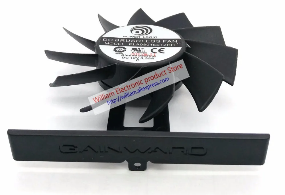 Кулер для видеокарты Gainward Palit GeForce GTX 770 780ti DC12 в 0 35 А диаметр 75