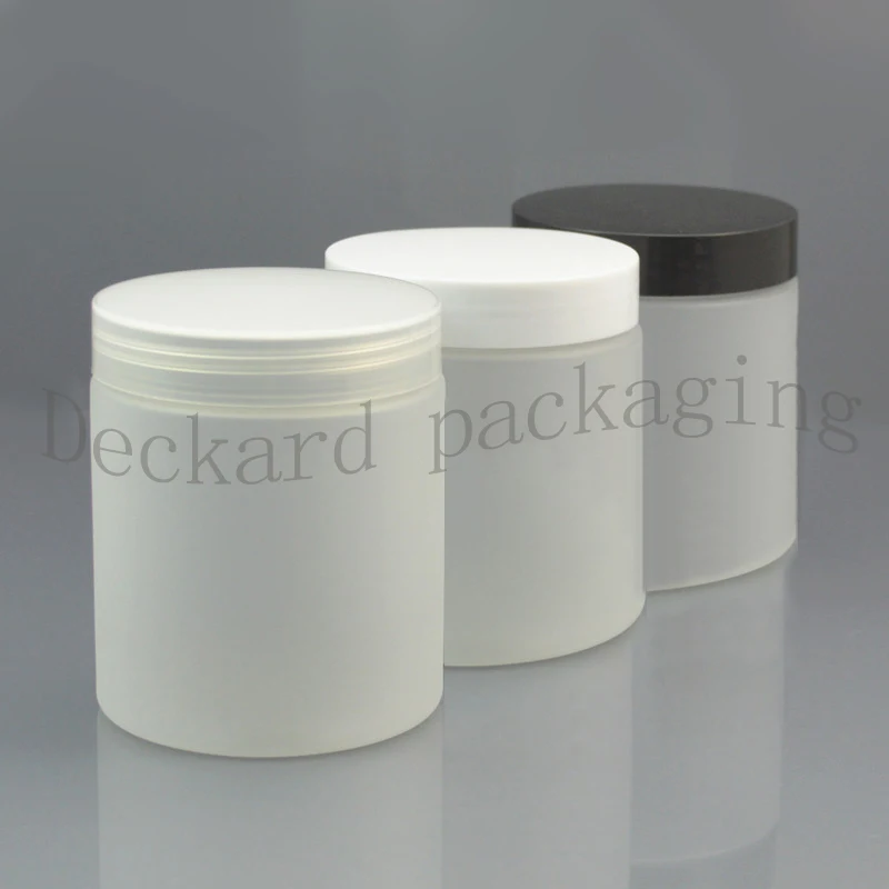 

30pcs 250g Frosted Plastic Cream Jar,8oz Lightproof Empty Cosmetic Container,Facial Mask Cream Bottle, Sub-bottling