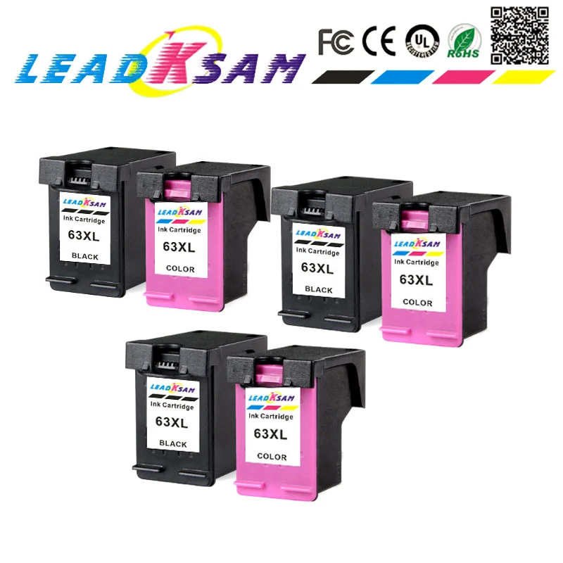 Replace For Hp63 63xl Ink Cartridge For 