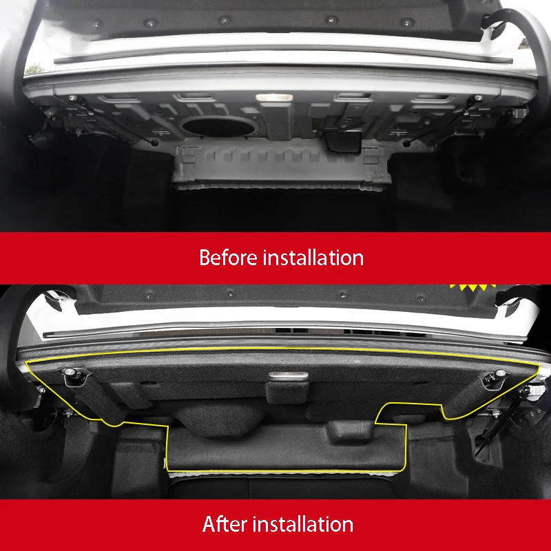 Звукоизоляционный хлопковый задний короб для багажника изоляционный стоп
