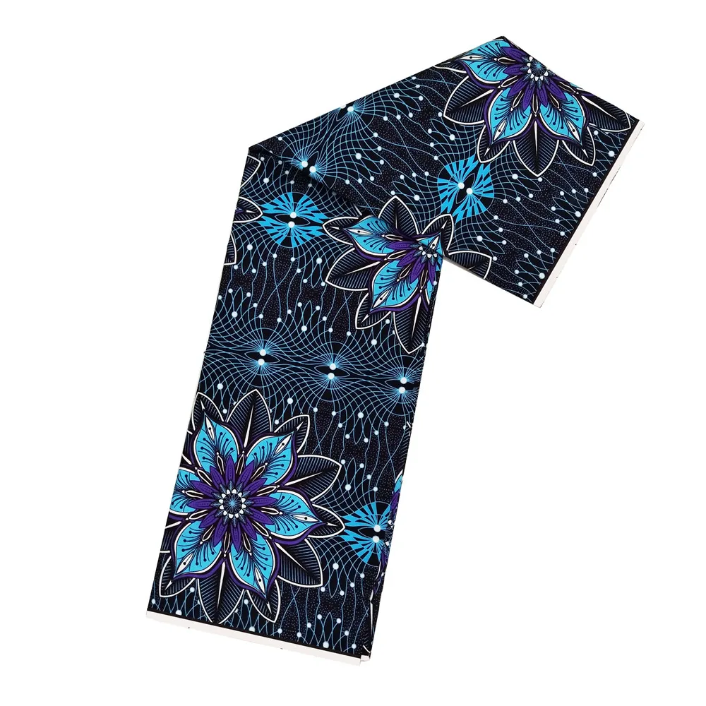 

2019 hot sale ankara style real wax high quality real dutch wax wrapper for women dress A1288