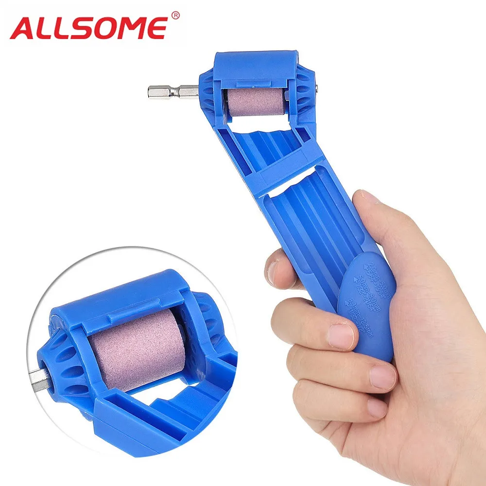 

ALLSOME Effetool Portable Drill Bit Sharpener Corundum Grinding Wheel Hand Portable Powered Tool HT1820