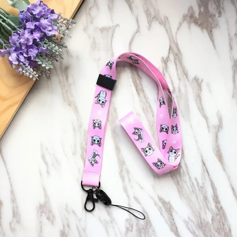 Cartoon Toast cat Wide Adjustable Mobile Phone Straps Rope Tags Strap ...