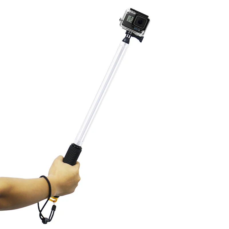 Waterproof selfie stick 17 inch Diving skid selfie stick Removable Monopod for GoPro Hero 5 6 SJCAM Sports camera accessories (10)