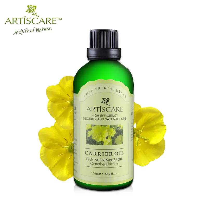 ARTISCARE 100% Natural Evening Primrose Base Oil 100ml Brightening Face Whitening Moisturizing Increase Elasticity Skin Care Oil ARTISCARE 100% Natural Evening Primrose Base Oil 100ml Brightening Face Whitening Moisturizing Increase Elasticity Skin Care Oil