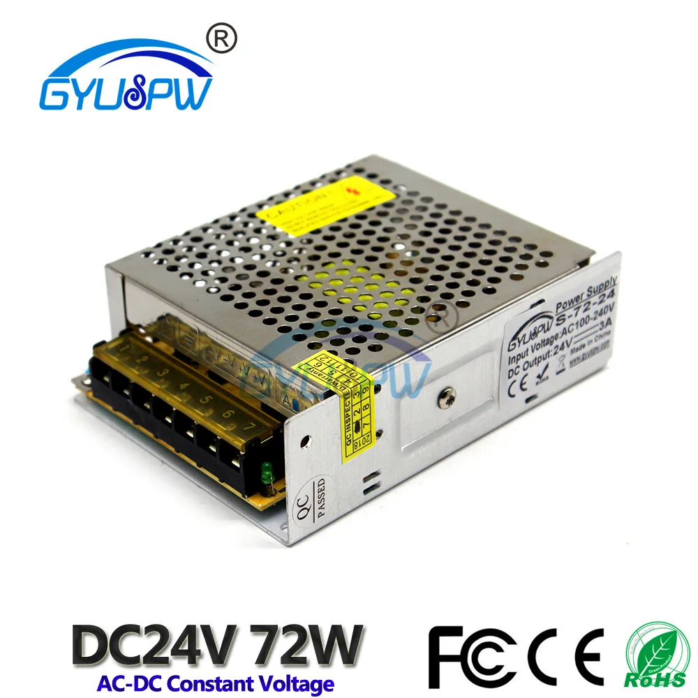 24V72W