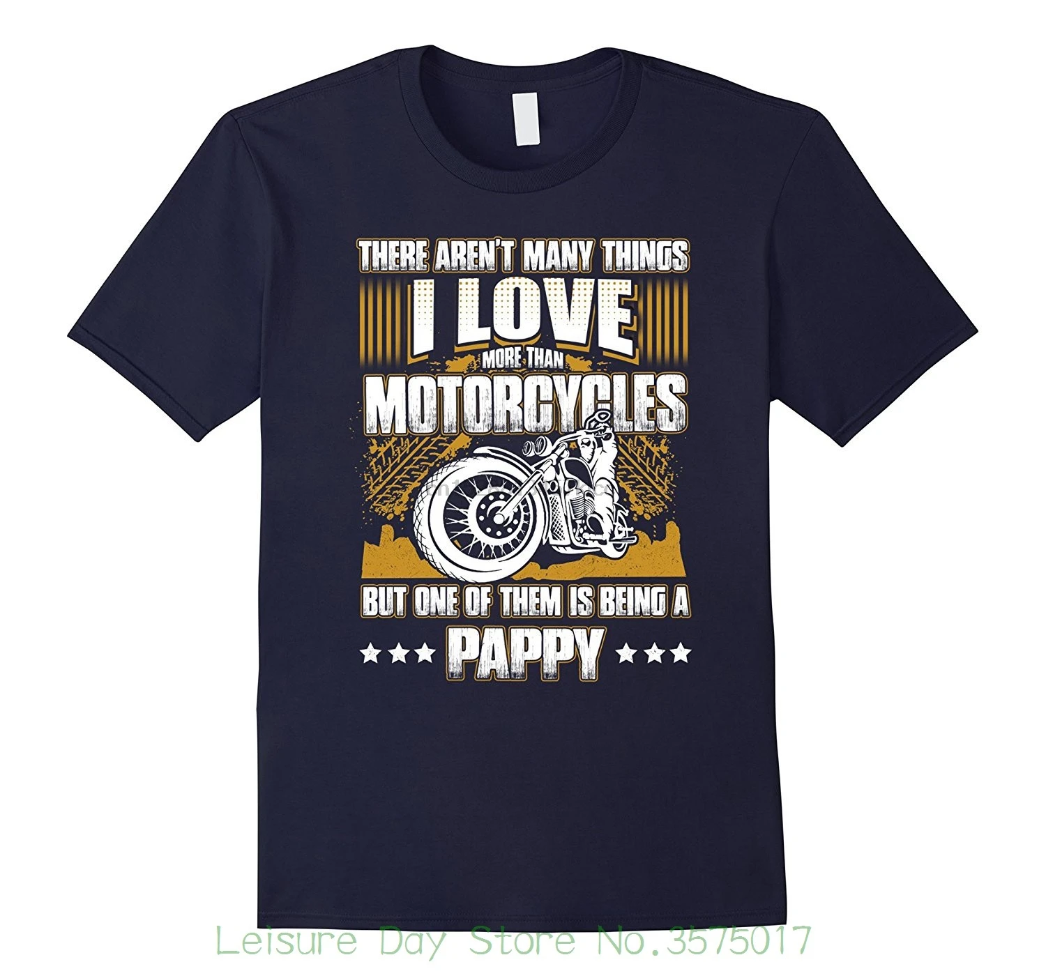 Fashion Short Sleeve Sale 100 % Cotton I Love More Than Motorcycles Is Being A Pappy T-shirt | Мужская одежда