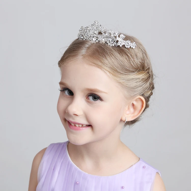 Nova Moda strass princesa Meninas de cristal Da тиара Корона оголовье