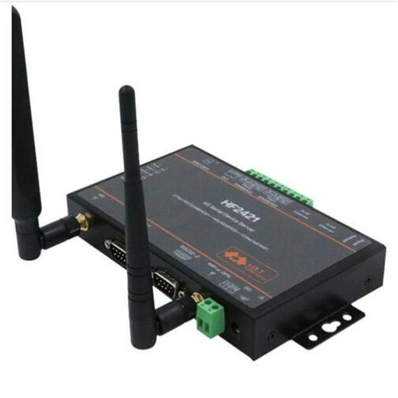 

Wifi module Double Port Serial Device Server RS232 RS485 RS422 to Ethernet Wifi 4G 3G GPRS Network Converter IoT NEW