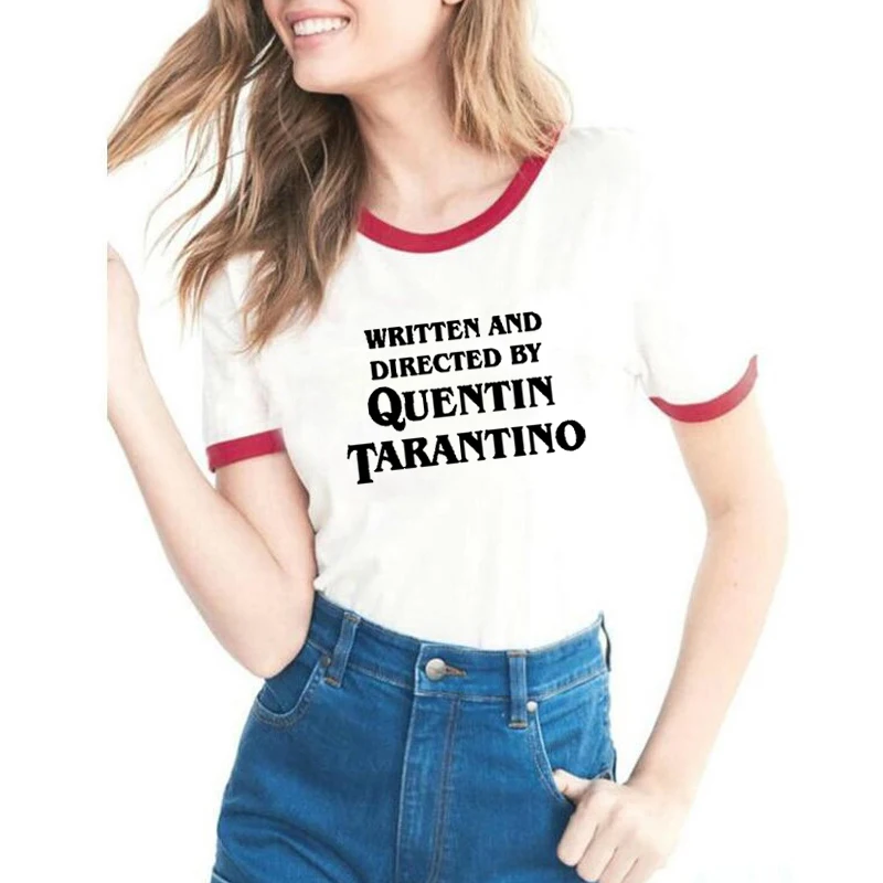 Футболка Quentin Tarantino Tumblr одежда Tarantion футболка для заката до рассвета графические