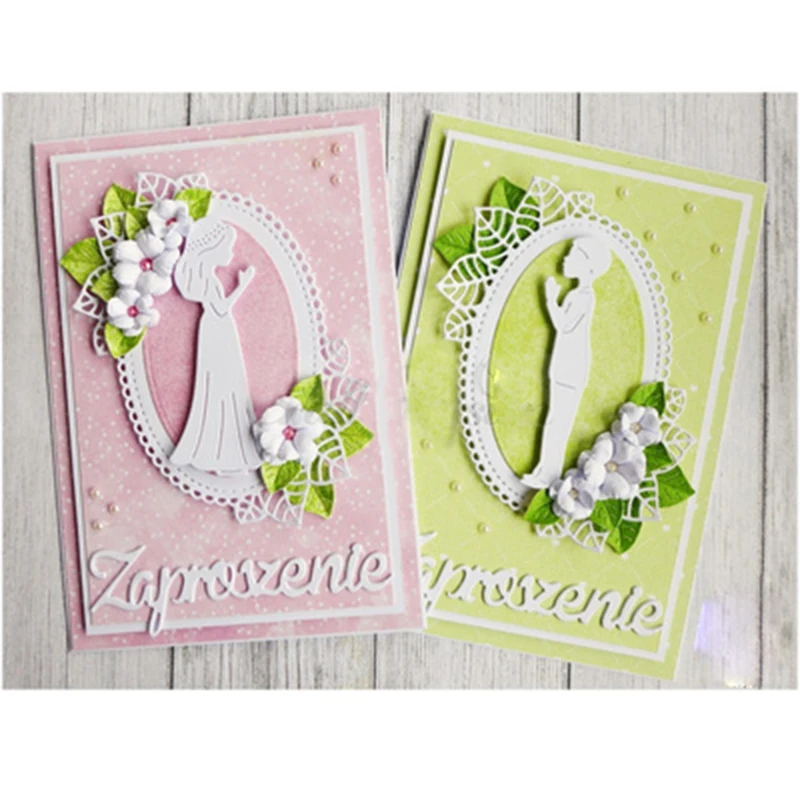 

Boy and girl in communion 2019 For Valentine's Day Metal Cutting Dies Scrapbooking Craft Die cuts Card making diy Emboss 85*55mm