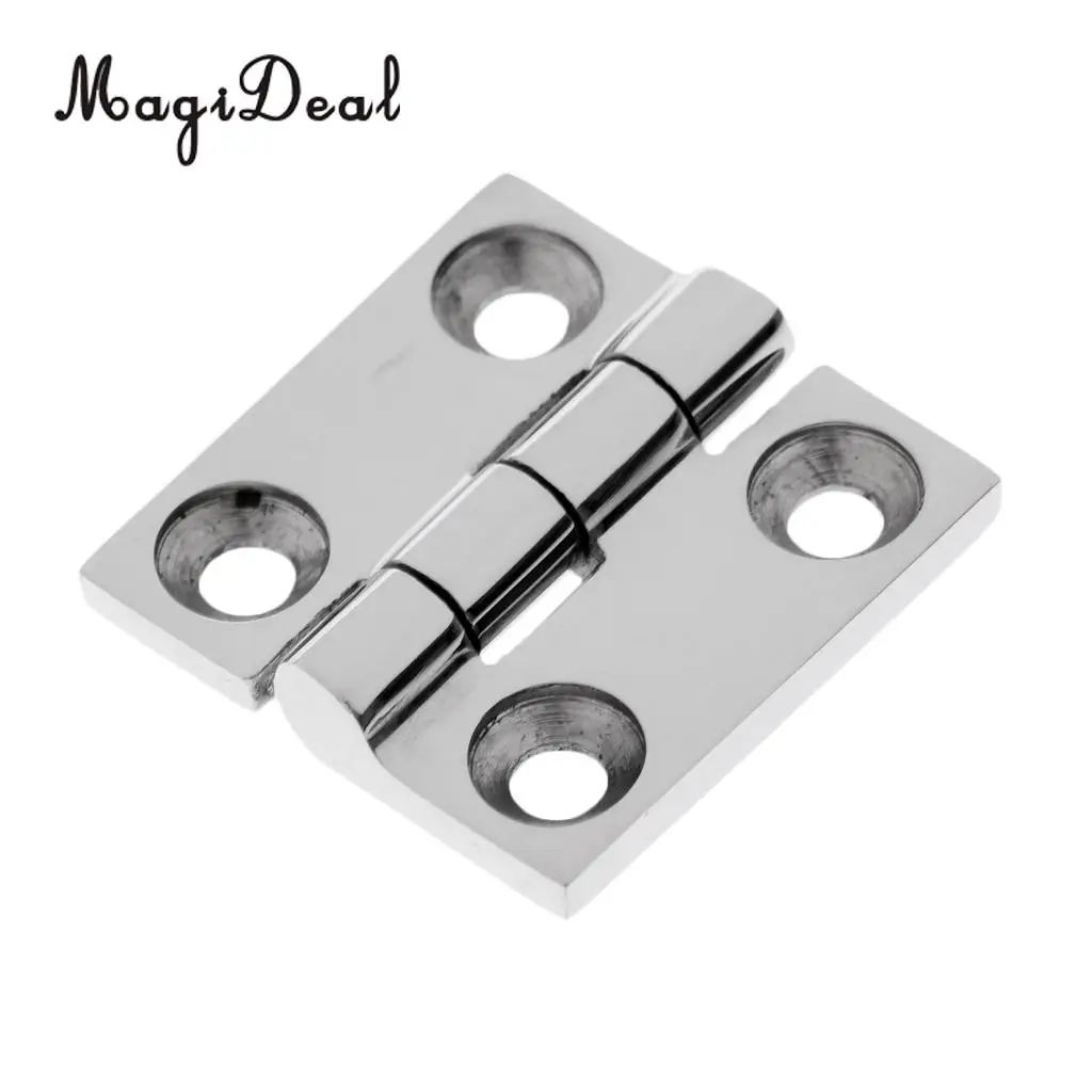 2 x Heavy Duty High Polished Butt Door Hinge 38mm 1-1/2' 316 Marine Grade Stainless Steel DIY Boat Hardware Accessories