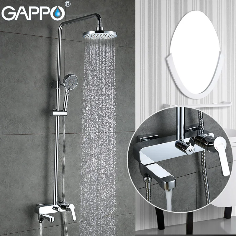 Günstig GAPPO Dusche Armaturen badewanne mixer badezimmer wasserfall wasserhahn badewanne wasserhähne wand montieren Dusche System