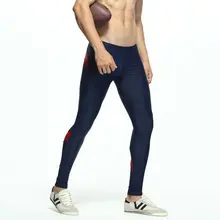 Для мужчин сжатия колготки телесного цвета Леггинсы для женщин бег трусцой тренажерный зал тренировки Бодибилдинг мужской лоскутное дно мотобрюки фитнес СПО