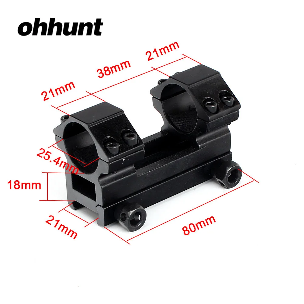 Ohhunt 8 см длина 25 4 мм 1 дюйм средний профиль Пикатинни Вивер крепление оптического