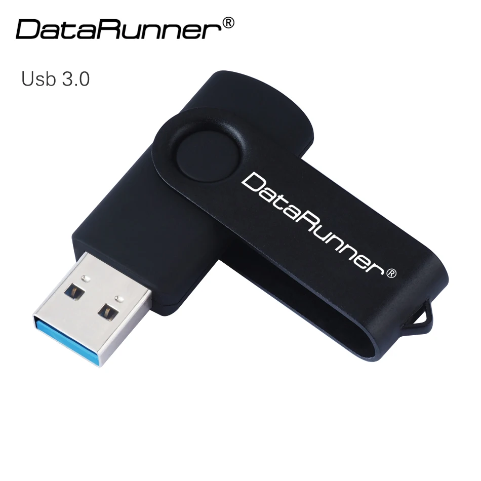 Новый DataRunner Usb Flash Drive 128 GB Металлическая Ручка Drive 8 GB 16 ГБ, 32 ГБ, 64 ГБ вращения флешки 256 GB высокое Скорость Usb 3,0 Memory Stick